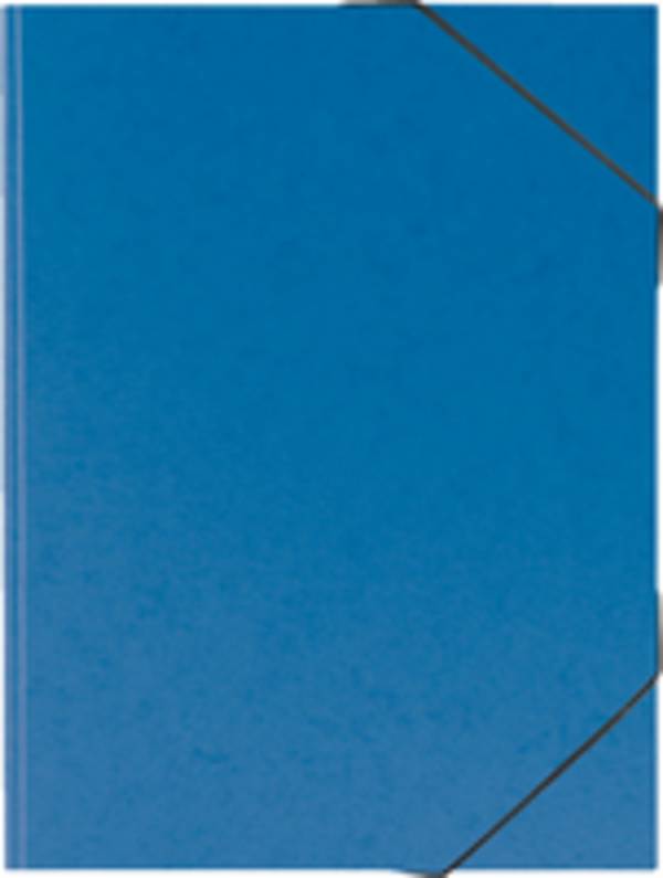 Brunnen FACT!plus, Envelope folder, A3, Karton, Blau, 600 g/m², Gummiband