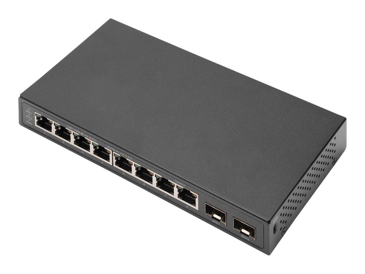 DIGITUS - 8-Port Gigabit Netzwerkswitch, Desktop, Unmanaged-1