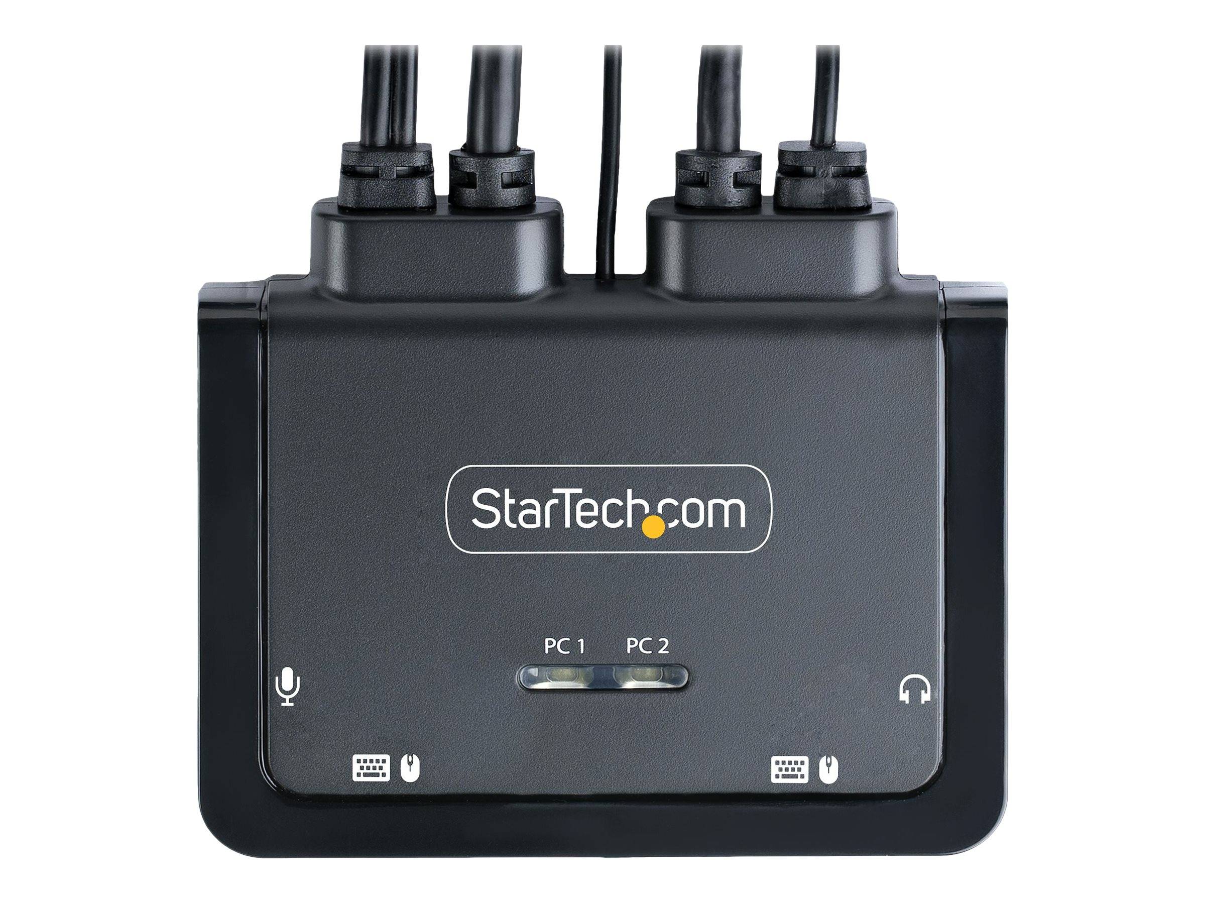 StarTech.com 2-Port USB-C Kabel KVM Switch, 4K60Hz-1