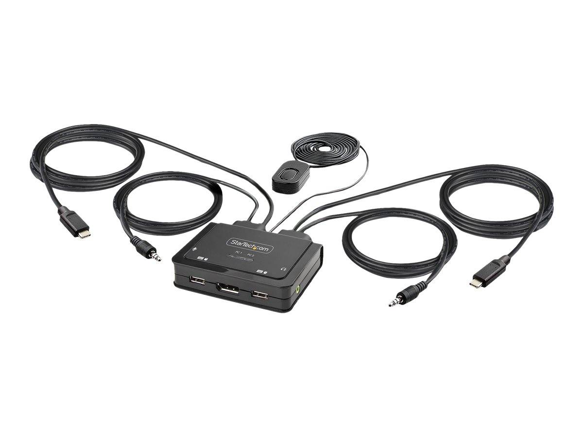 StarTech.com 2-Port USB-C Kabel KVM Switch, 4K60Hz-2