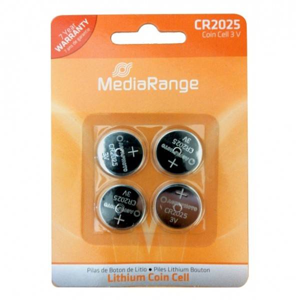 MediaRange - Batterie 4 x CR2025 - Li - 150 mAh-1
