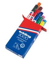 edding 3000 - Marker - permanent - gemischte Farben - 1.5-3 mm (Packung mit 10)-1