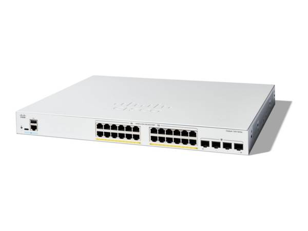 Cisco Catalyst 1200-24FP-4G - Switch - L3 - Smart - 24 x 10/100/1000 (PoE+)