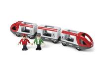 RAVENSBURGER - BRIO Roter Reisezug, Junge/Mädchen, Kunststoff, Travel, 5 Stück(e), 0,3 Jahr(e), Mehrfarbig-0
