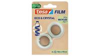 TESA - 59035 - film Eco & Crystal 10 m x 19 mm 2 Rollen-2