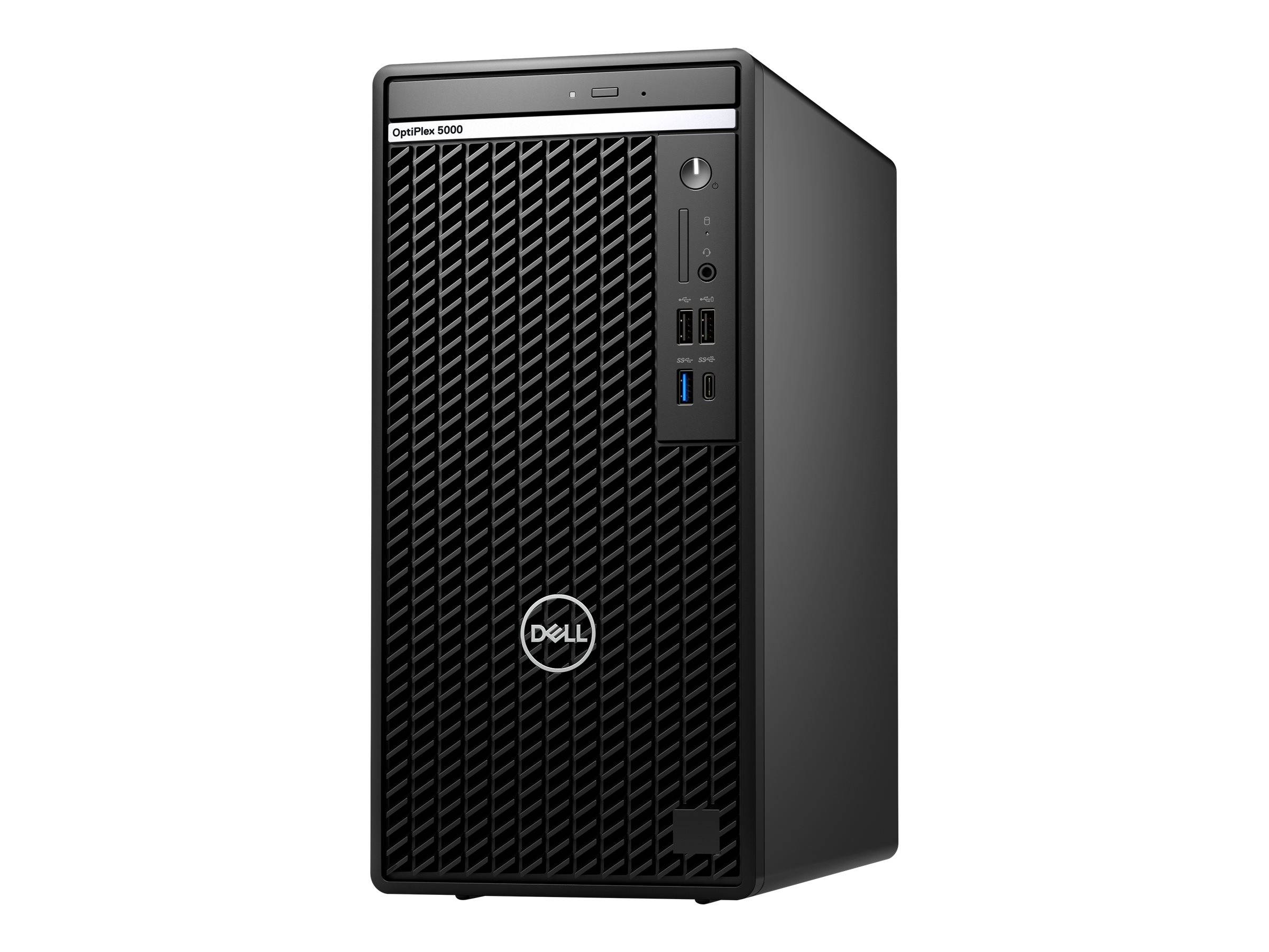 Dell OptiPlex 5000 - MT - Core i5 12500 / 3 GHz - RAM 8 GB - SSD 256 GB - NVMe, Class 35 - DVD-Writer - UHD Graphics 770-0