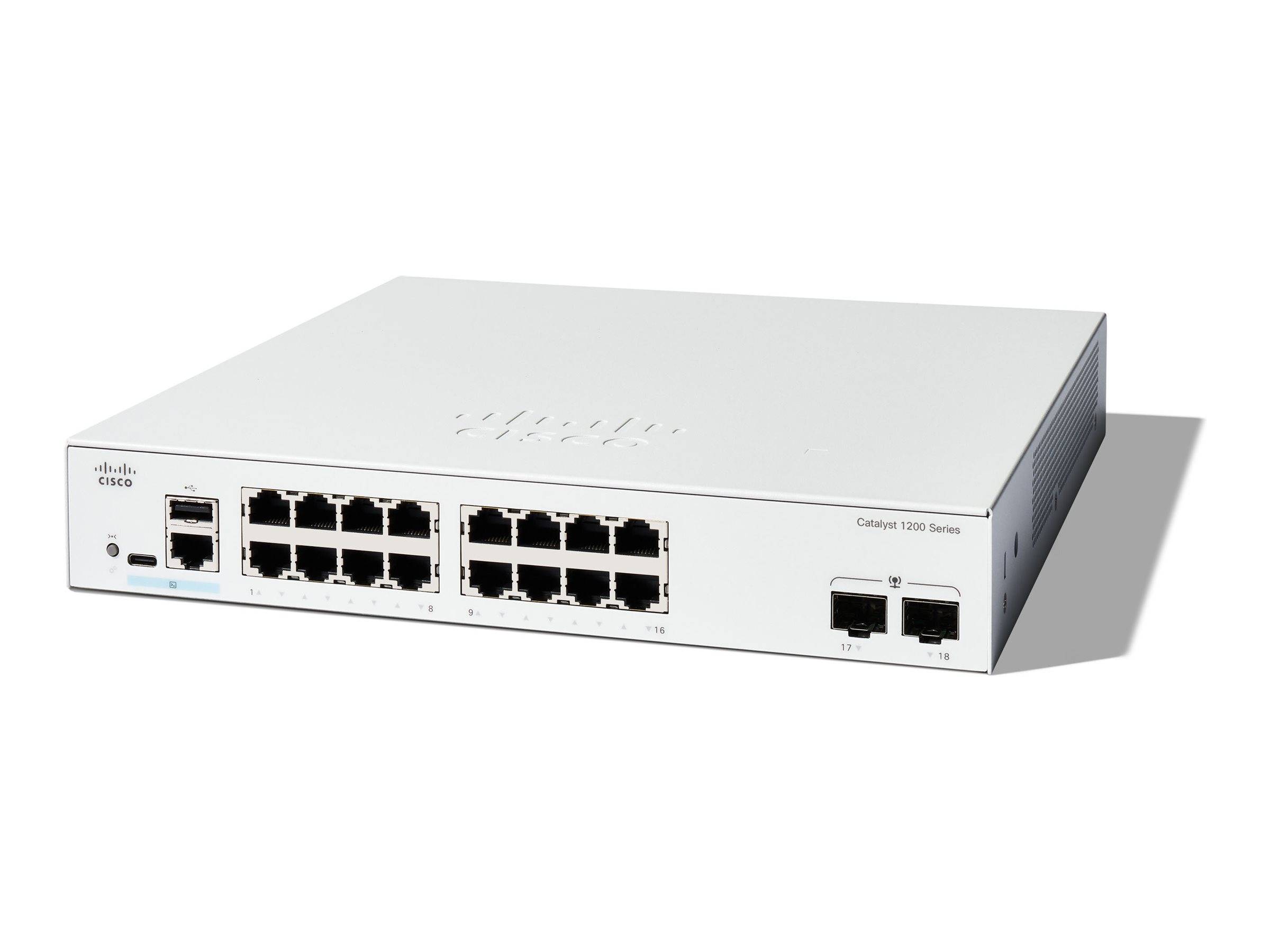 Cisco Catalyst 1200-16T-2G - Switch - L3 - Smart-0