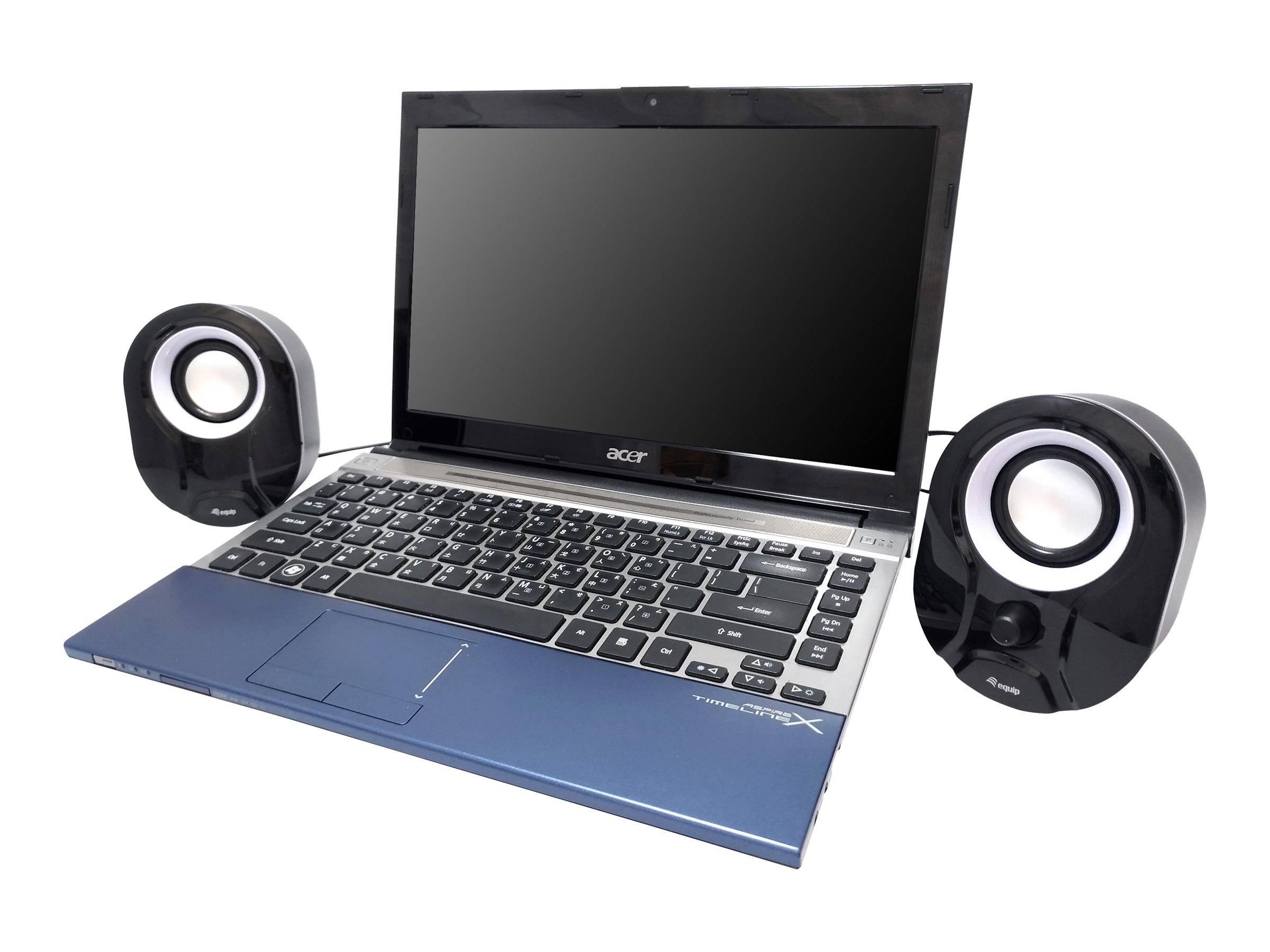equip Stereo 2.0 - Lautsprecher - für PC - 3 Watt-0