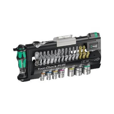 Wera Tool-Check PLUS - Schraubendreher mit Ratschenfunktion und Bit- sowie Steckschlüsselsatz-0