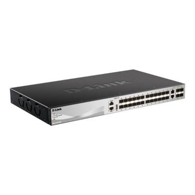 D-Link DGS-3130-30S/E 30Port Switch, Layer 3 Fiber Gigabit Stack (SI)-3