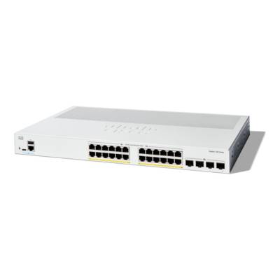 Cisco Catalyst 1300-24P-4X - Switch - L3 - managed - 24 x 10/100/1000 (PoE+)-0