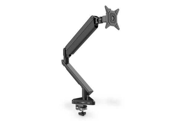 DIGITUS - Smarte Monitorhalterung mit integrierter Docking Station, Gasdruckfeder und Klemmbefestigung