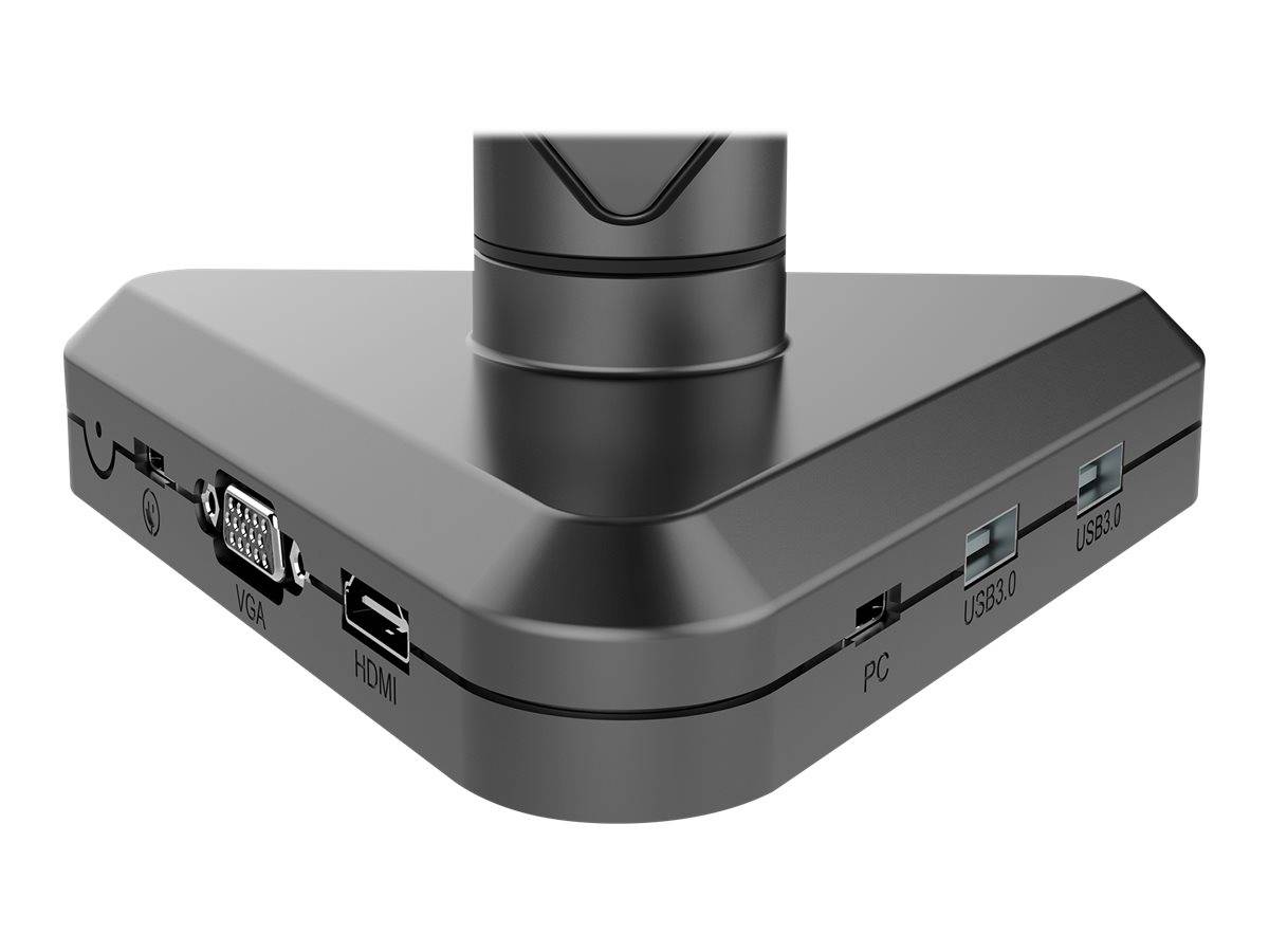 DIGITUS - Smarte Monitorhalterung mit integrierter Docking Station, Gasdruckfeder und Klemmbefestigung-3