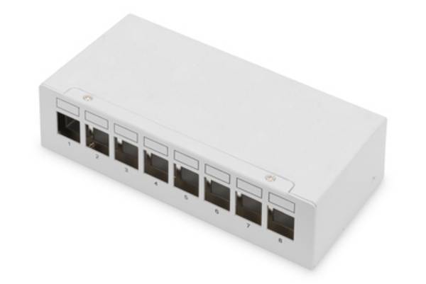 DIGITUS - Desktop Modular Patch Panel, geschirmt, 8-Port
