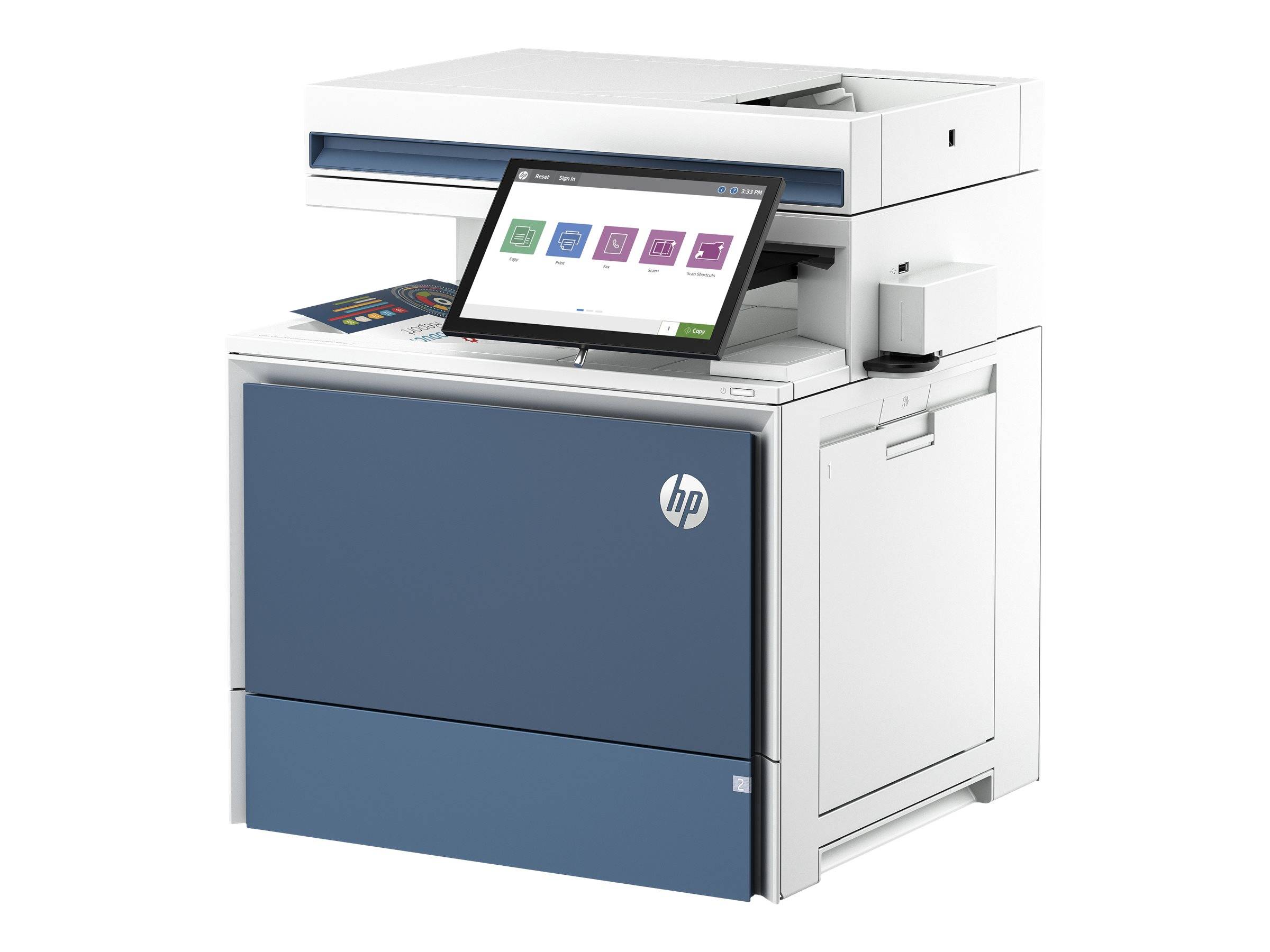 HP LaserJet Enterprise Flow MFP 5800zf - Multifunktionsdrucker - Farbe - Laser -