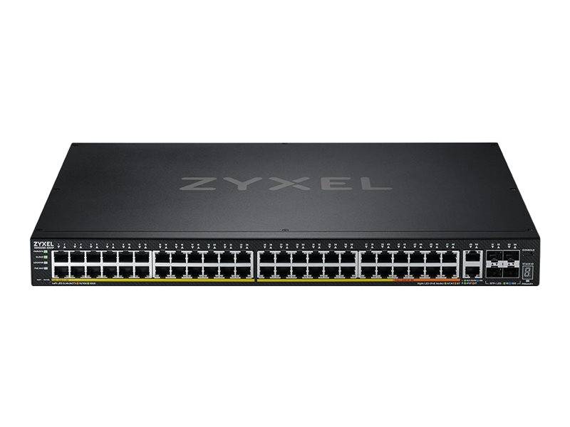 Zyxel XGS2220 Series XGS2220-54HP - Switch - 48 Port GbE L3 Access, NebulaFLEX Cloud, mit 6 10G Uplink - managed - 40 x-1