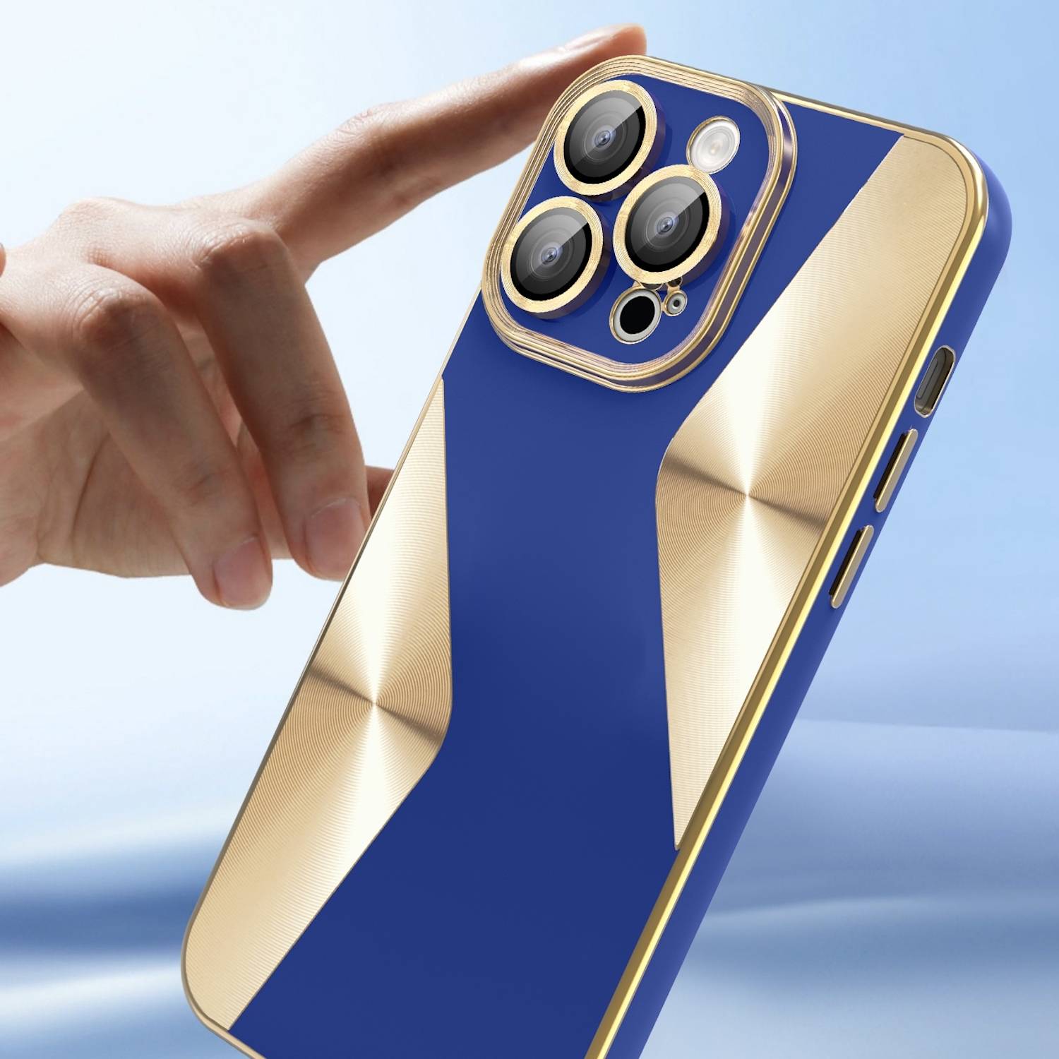 Für Apple iPhone 15 Pro Max Electroplating Silikon TPU Handy Hülle mit Kamera Schutz-2
