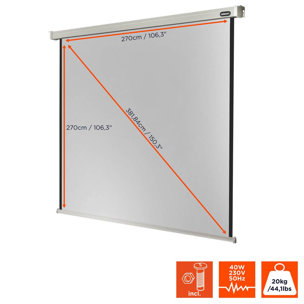 celexon Leinwand Motor Professional 280 x 280 cm-2