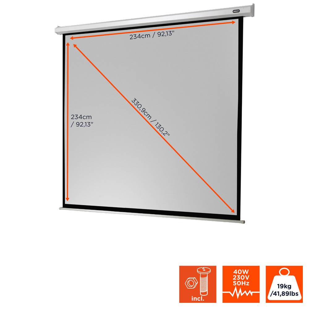 celexon Leinwand Motor Economy 240 x 240 cm-1