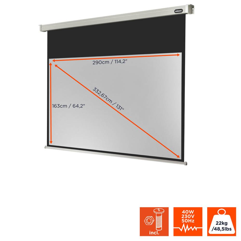 celexon Leinwand Motor Professional 300 x 169 cm-1