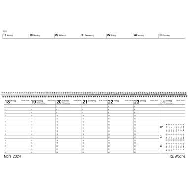 ZETTLER Tischquerkalender GIGANTA XXL 126-0013 1W/2S-1
