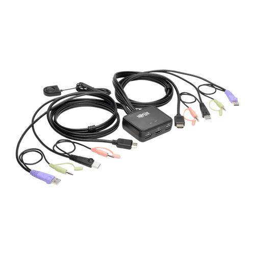 Eaton 2-Port USB/HD Cable KVM Switch with Audio/Video Multimedia-Technik USV Zubehör-0