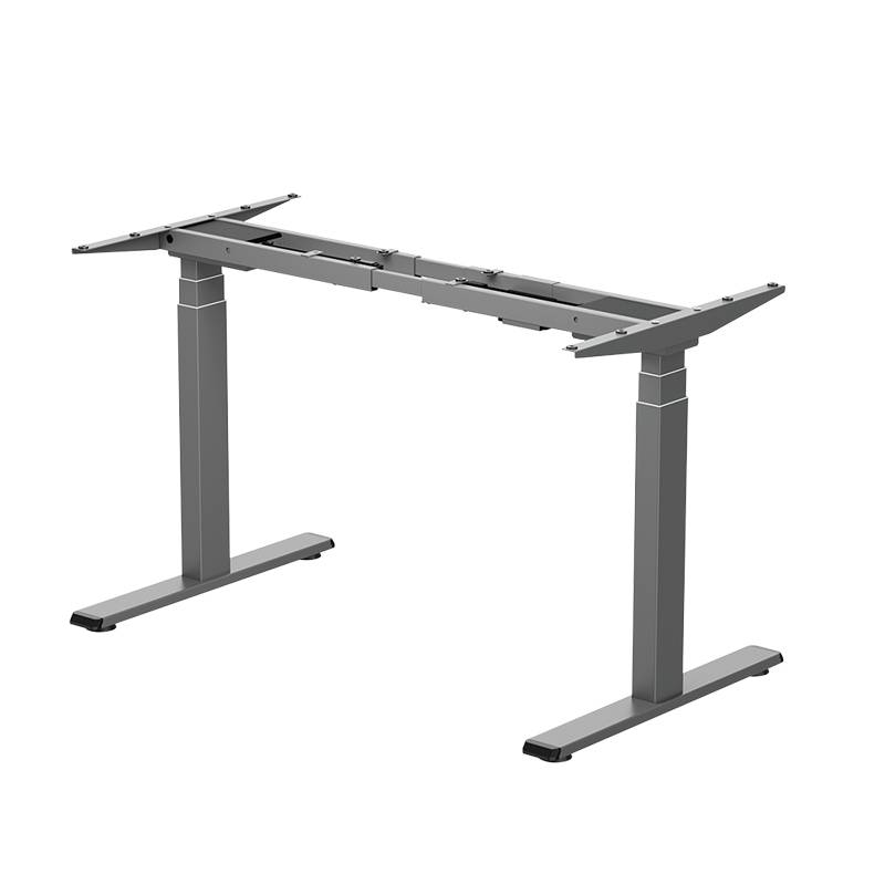 Sit-stand desk frame, dual motor, easy-use controller, grey Home & Living Büro-Ausstattung-1