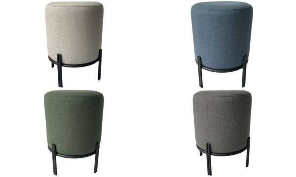 Hocker NEST PFNEST.01.11 schwarz/anthrazit-1