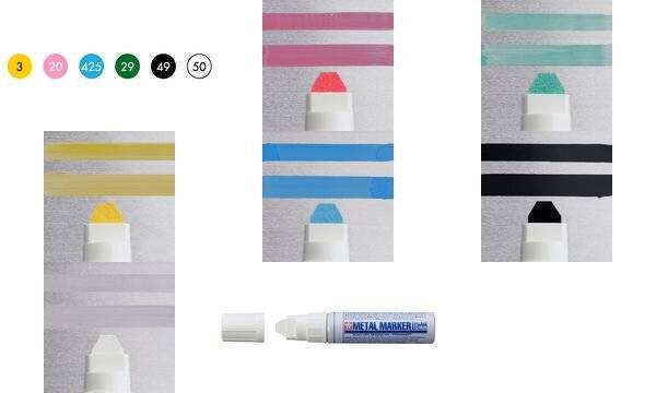 SAKURA Metallmarker, extra breit, 10 mm, gelb (8012234)-0