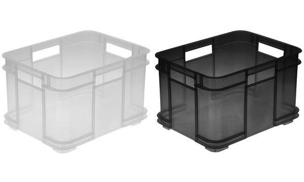 keeeper Aufbewahrungsbox Euro-Box M "bruno", 16 Liter, grau (6441199)