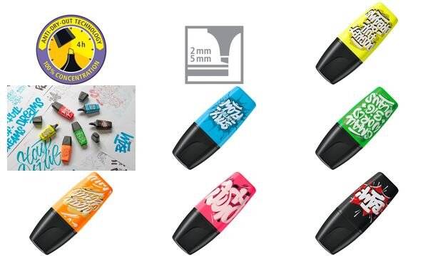 Textmarker Boss Mini by Snooze One Rise pink-2