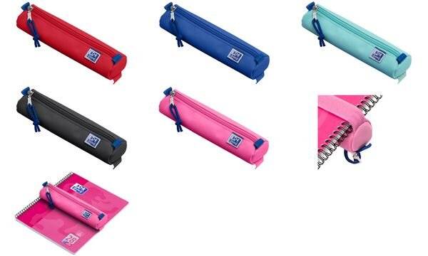 Oxford Schlamper-Rolle, Polyester, rund, klein, rosa (5400950)-0