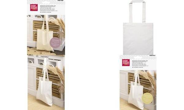 KNORR prandell Baumwoll-Einkaufstasche, 380 x 420 mm, natur (58150744)
