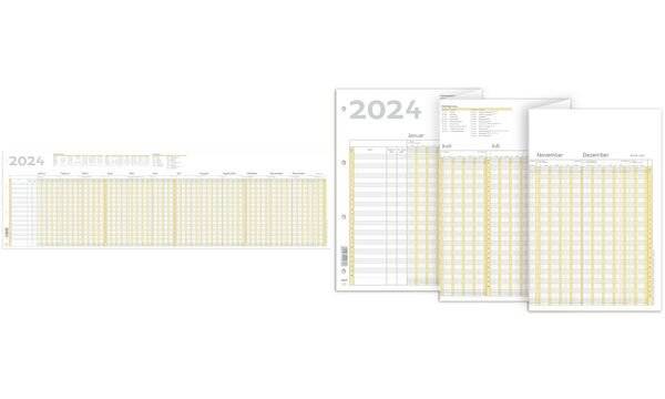 RNK Verlag Urlaubsplaner 2024, (B)1.000 x (H)297 mm, gefalzt (6530558)-0