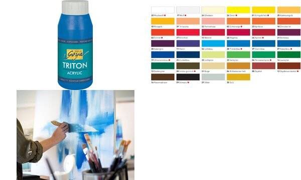 KREUL Acrylfarbe SOLO Goya TRITON, neon-gelb, 750 ml (57601750)-0