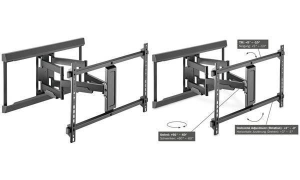 DIGITUS Full Motion TV-Wandhalterung (37-80")-2