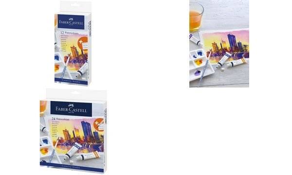 FABER-CASTELL Aquarellfarbe in Tube, 24er Kartonetui-1