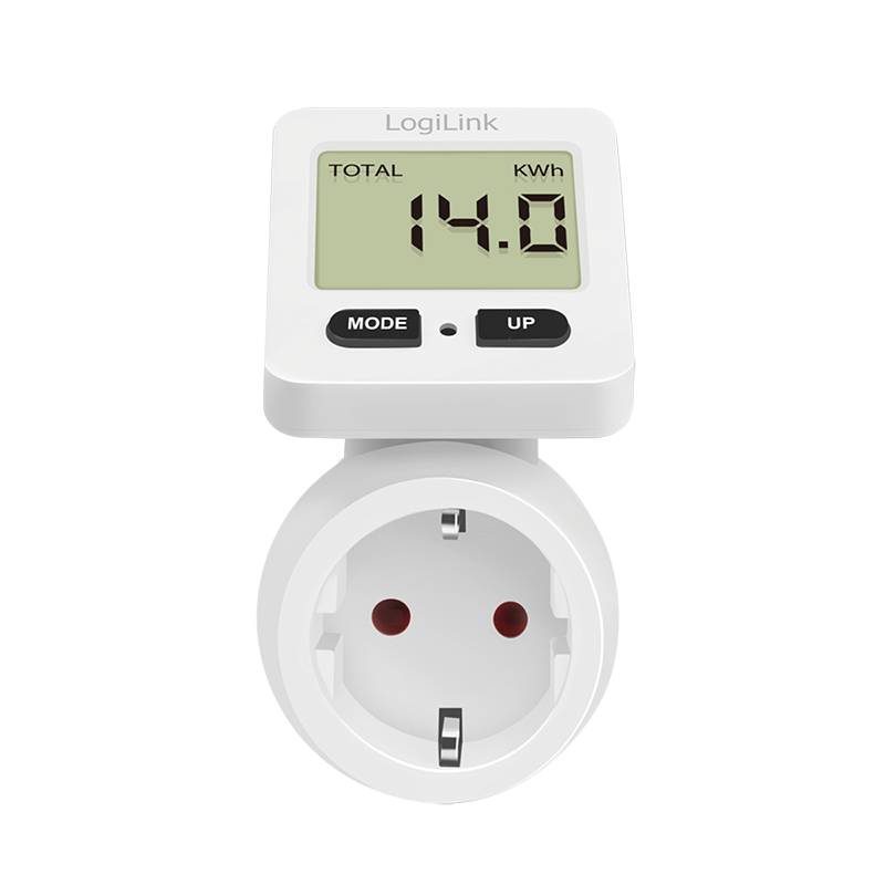 LogiLink Energiekostenmessgerät mit rotierbarem Display Home & Living Smart Plug&Play-1