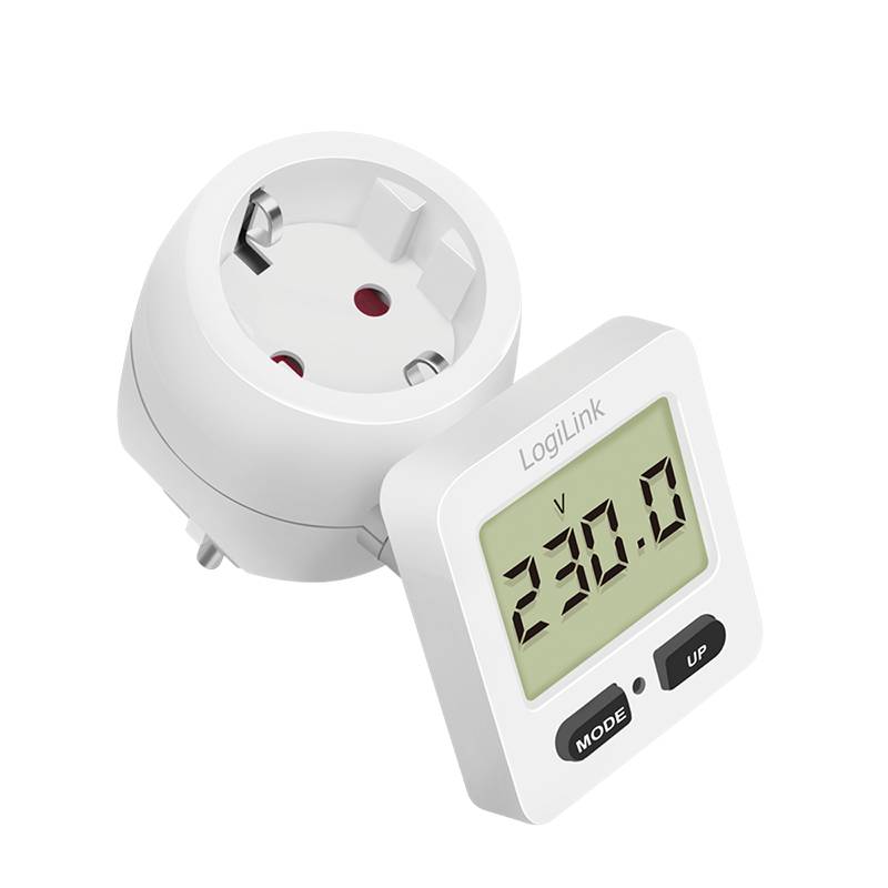 LogiLink Energiekostenmessgerät mit rotierbarem Display Home & Living Smart Plug&Play-3