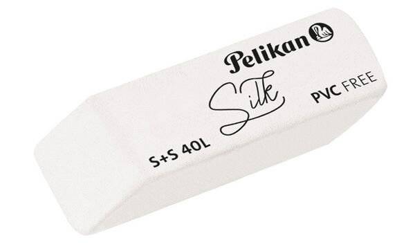 Radierer S+S 40L Silk - 20 x 8 x 56 mm weiß.-1