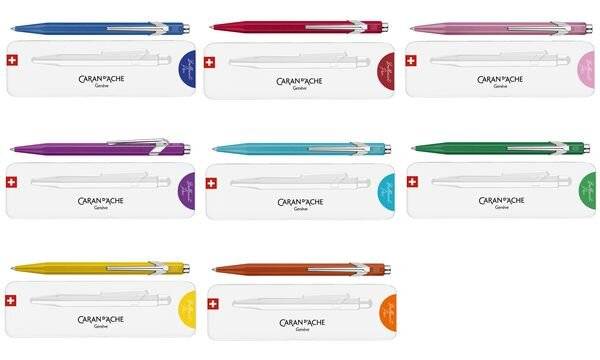 CARAN D'ACHE Druckkugelschreiber 849 Colormat-X, orange (86040612)-1