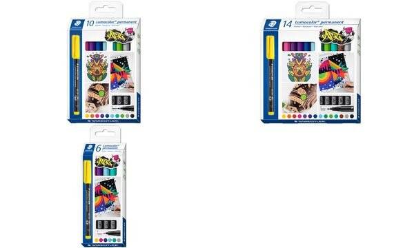 STAEDTLER Lumocolor Permanent-Marker 318F, 14er Kartonetui (87890885)-0