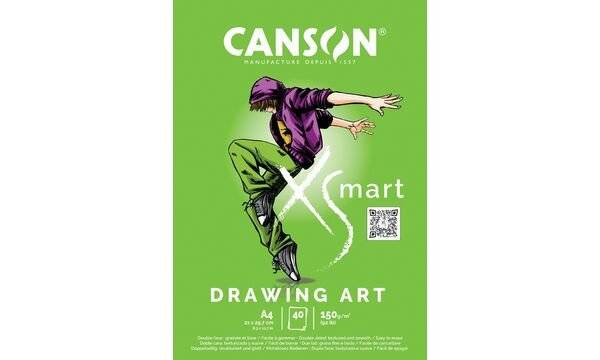 Zeichenblock Drawing Art - A4 40 Blatt 150 g/qm weiß.-2