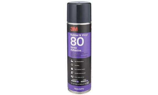 3M Sprühkleber Rubber & Vinyl 80, gelb, 500 ml (9055276)