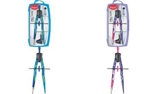 Maped Zirkelkasten PRECISION SYSTEM FANCY, 3-teilig,sortiert (82291013)-1