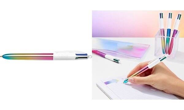 BIC Druckkugelschreiber 4 Colours Gradient, farbig sortiert (5103741)-0