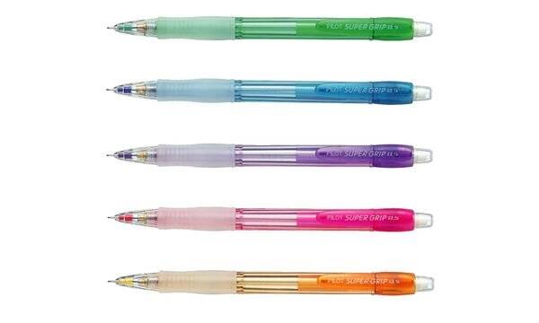 PILOT Druckbleistift Super Grip Neon H-187N, orange (5054438)-1
