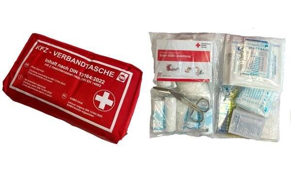 IWH KFZ-Verbandtasche, Inhalt DIN 13164, rot (11570402)-4