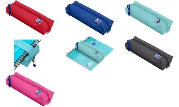 Oxford Schlamper-Etui, Polyester, rechteckig, klein, blau (5400942)-0