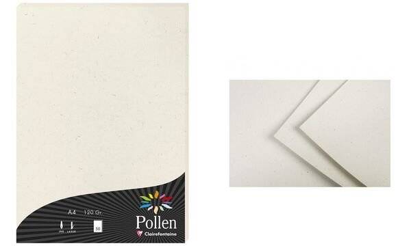 Pollen by Clairefontaine Papier Natura, DIN A4, 120 g/qm (8016812)